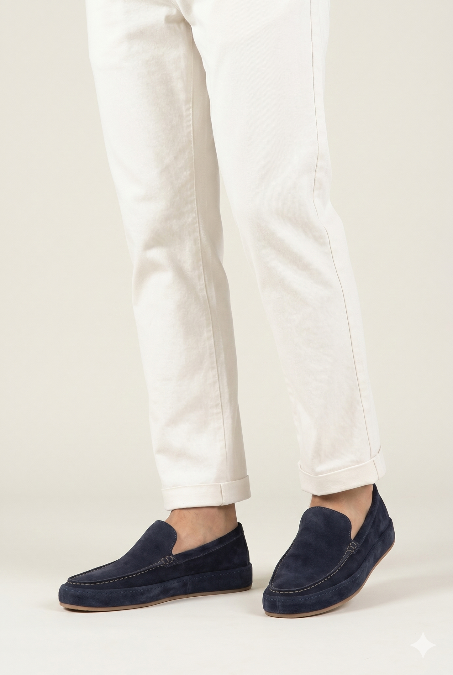 Da Uomo Mocassini Slip-On Strutturati Suola Morbida Eleganti
