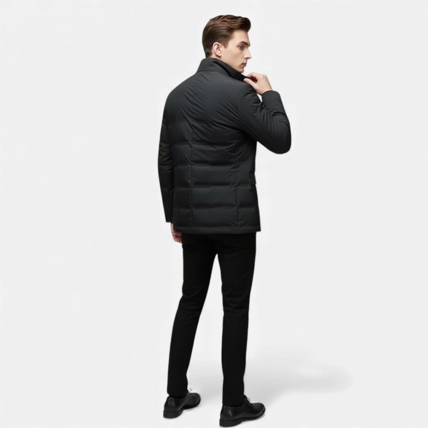 Da Uomo Giacca Puffer Sartoriale Invernale Eleganza Moderna