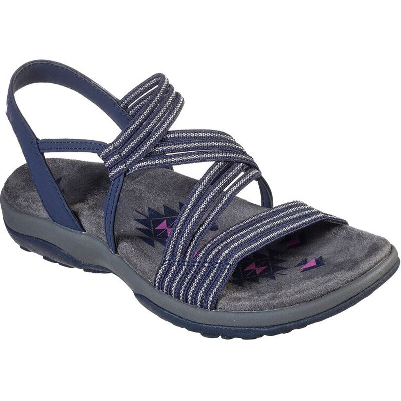 Da Donna Sandali Comfort Fasce Elastiche Casual Moderna