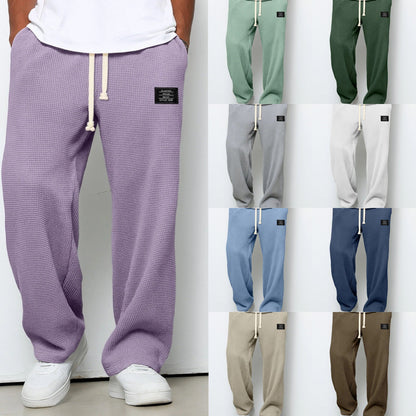 Da Uomo Pantaloni Relaxed Fit con Vita Regolabile