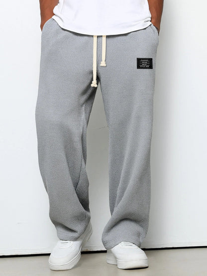 Da Uomo Pantaloni Relaxed Texture Fit Regolabile Urbano