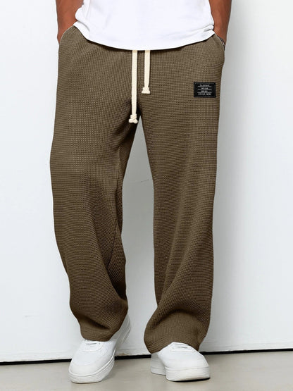 Da Uomo Pantaloni Relaxed Fit con Vita Regolabile