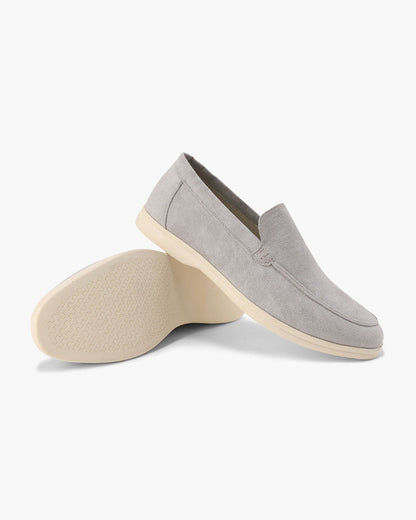 Da Uomo Mocassini Slip-On in Camoscio con Design Casual Comfort