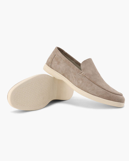 Da Uomo Mocassini Slip-On in Camoscio con Design Casual Comfort