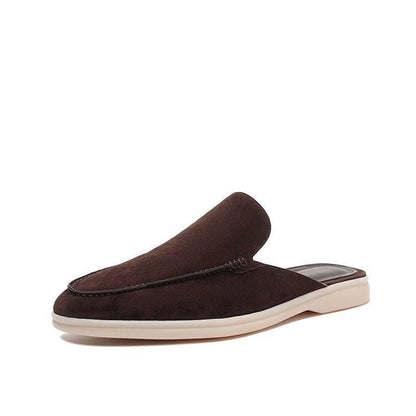 Da Uomo Mocassini Backless Slip-On Struttura Minimal Raffinata