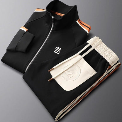 Da Uomo Completo Sport Zip Dettagli Riga Urban Moderna