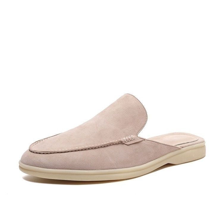 Da Uomo Mocassini Backless Slip-On Struttura Minimal Raffinata