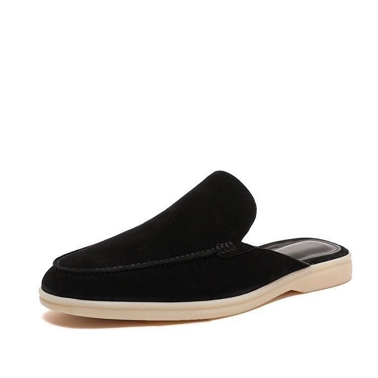 Da Uomo Mocassini Backless Slip-On Struttura Minimal Raffinata