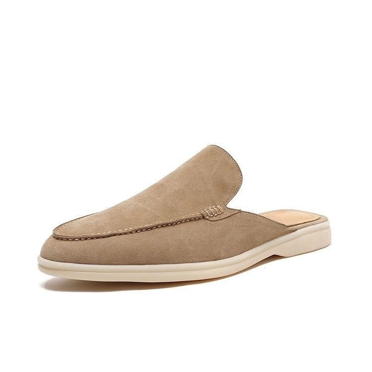 Da Uomo Mocassini Backless Slip-On Struttura Minimal Raffinata