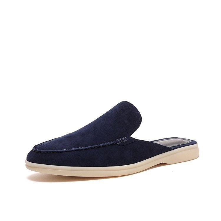 Da Uomo Mocassini Backless Slip-On Struttura Minimal Raffinata