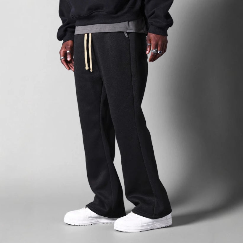 Da Uomo Pantaloni Flare Relax Comfort Casual Moderni