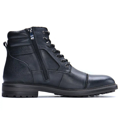 Da Uomo Stivali Stringati Heritage con Zip Laterale