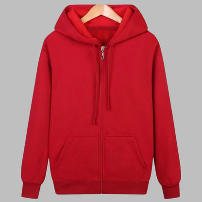 Da Uomo Felpa Zip Cappuccio Relax Casual Moderna