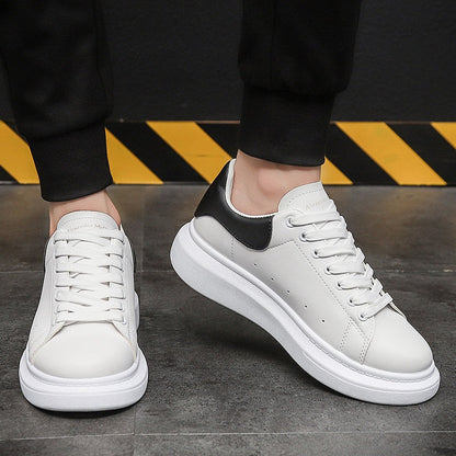 Da Uomo Sneakers Urban Minimal in Pelle Sintetica