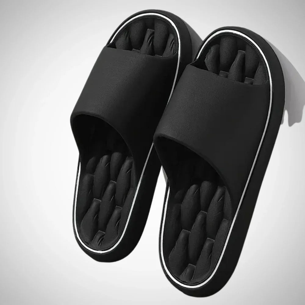 Da Uomo Ciabatte Comfort con Plantare Ammortizzato Slip-On