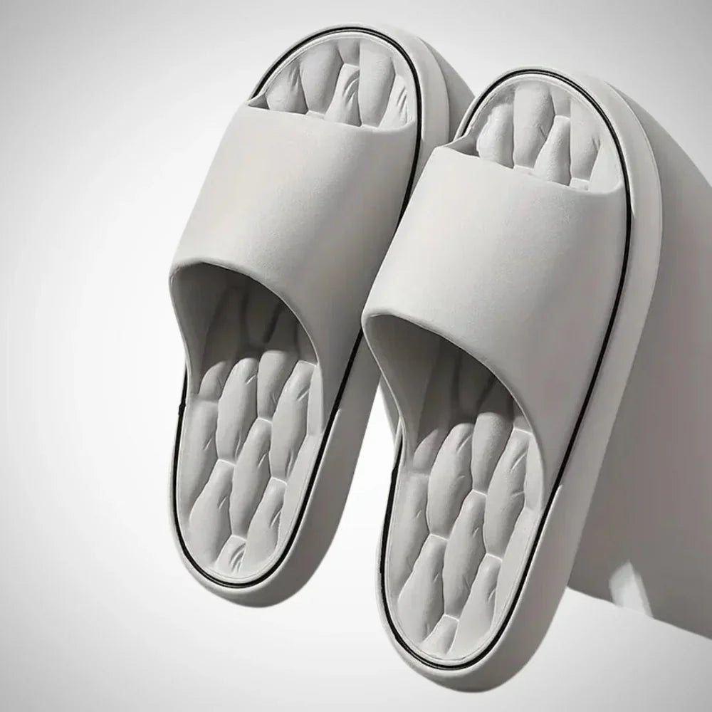 Da Uomo Ciabatte Comfort con Plantare Ammortizzato Slip-On