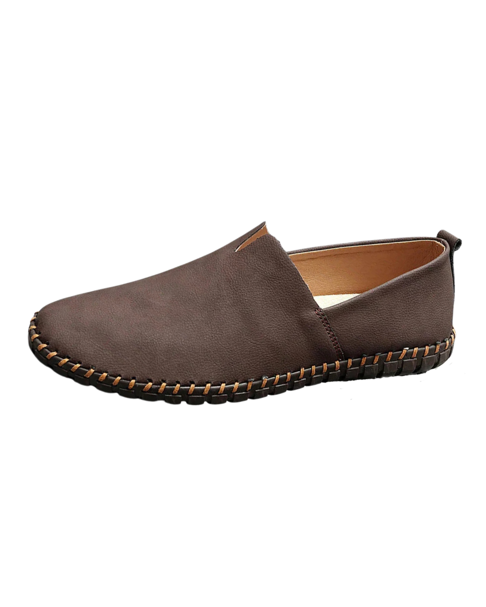 Da Uomo Mocassini in Pelle Slip-On dallo Stile Smart Casual