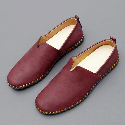 Da Uomo Mocassini in Pelle Slip-On dallo Stile Smart Casual