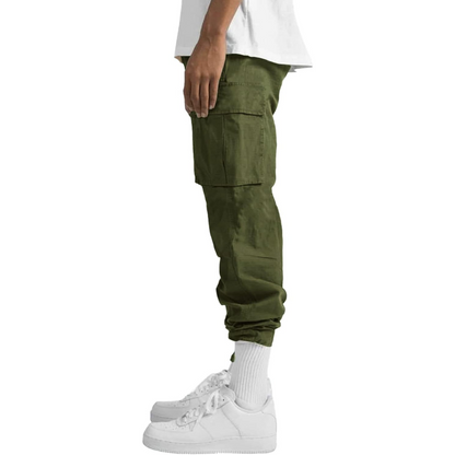 Da Uomo Pantaloni Cargo Relax Utility Casual Moderni
