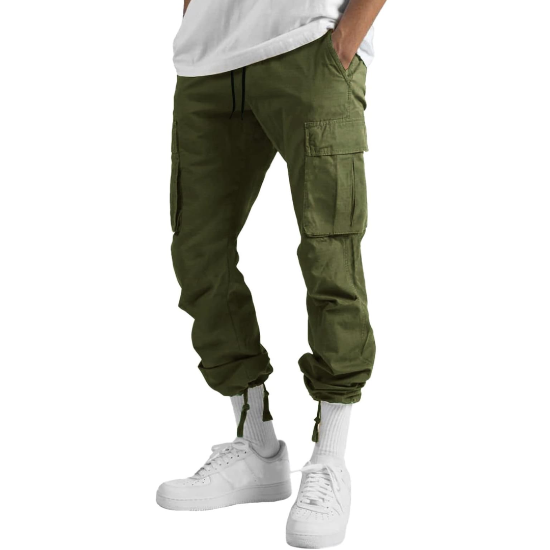 Da Uomo Pantaloni Cargo Relax Utility Casual Moderni