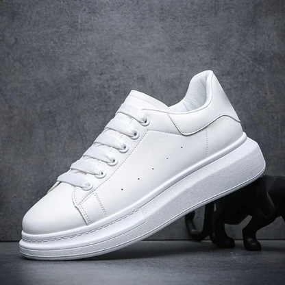 Da Uomo Sneakers Urban Minimal in Pelle Sintetica