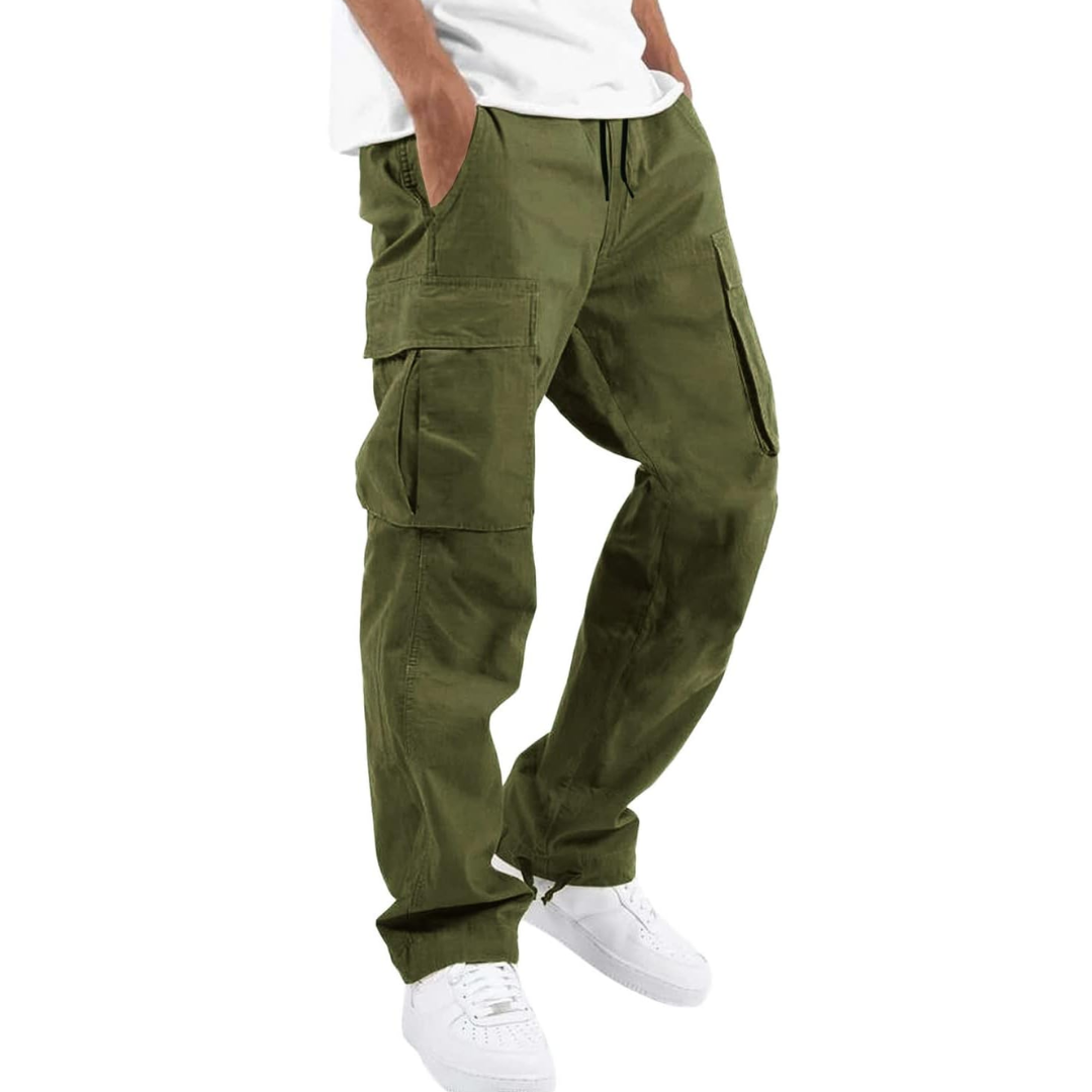 Da Uomo Pantaloni Cargo Relax Utility Casual Moderni