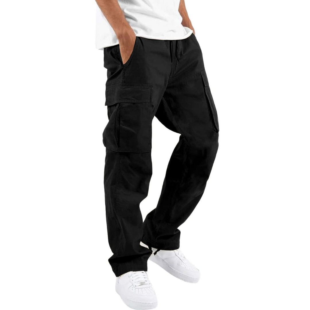Da Uomo Pantaloni Cargo Relax Utility Casual Moderni