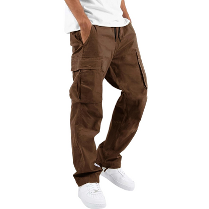Da Uomo Pantaloni Cargo Relax Utility Casual Moderni