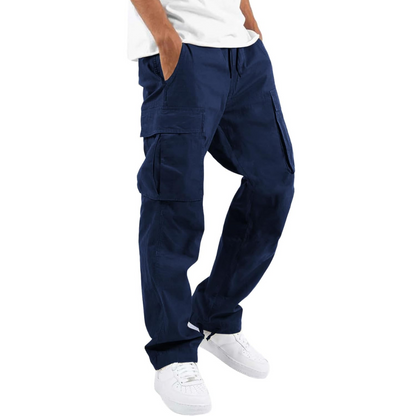 Da Uomo Pantaloni Cargo Relax Utility Casual Moderni