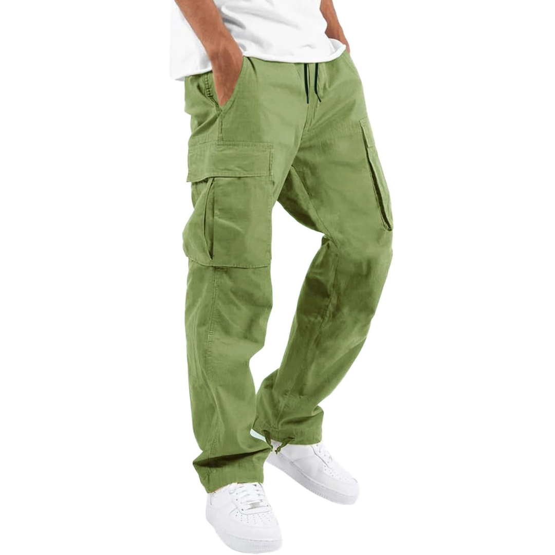 Da Uomo Pantaloni Cargo Relax Utility Casual Moderni