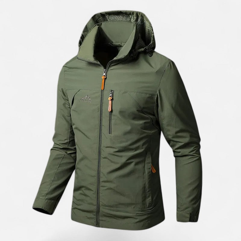 Da Uomo Giacca Tecnica Cappuccio Relax Urban Casual Moderna