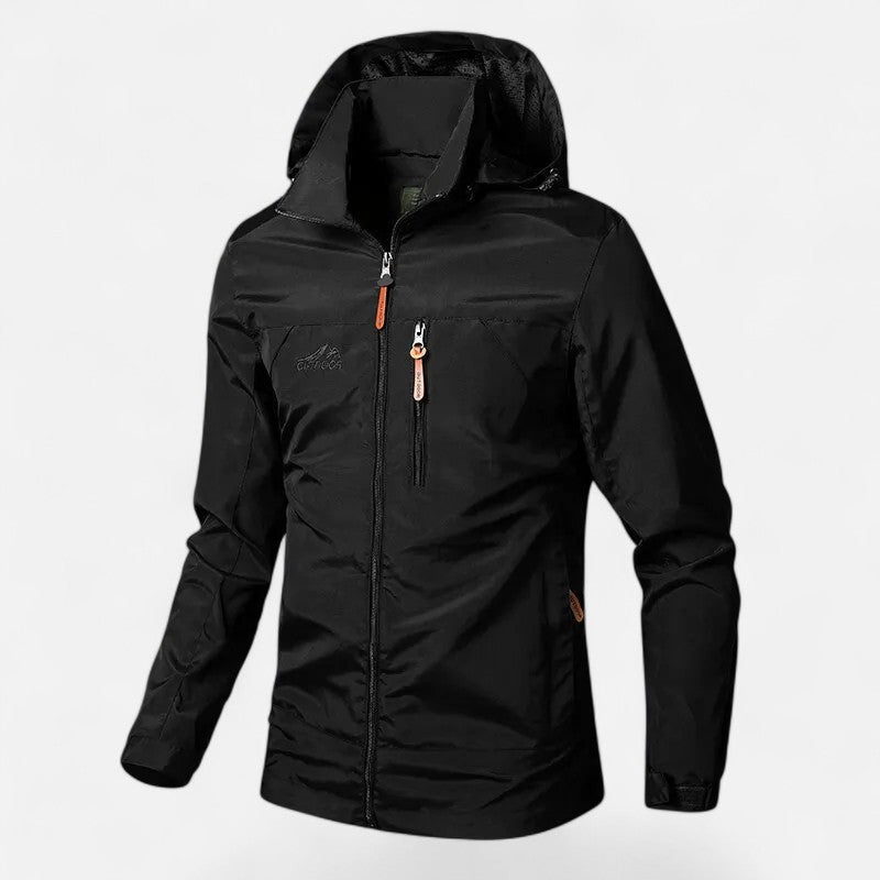 Da Uomo Giacca Tecnica Cappuccio Relax Urban Casual Moderna