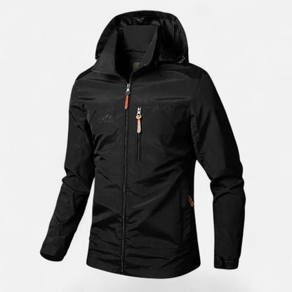 Da Uomo Giacca Tecnica Cappuccio Relax Urban Casual Moderna