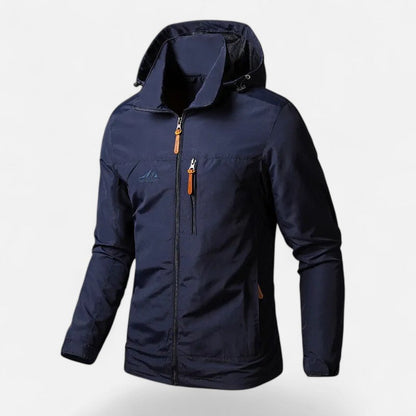 Da Uomo Giacca Tecnica Cappuccio Relax Urban Casual Moderna