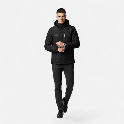 Da Uomo Giacca Tecnica Cappuccio Relax Urban Casual Moderna
