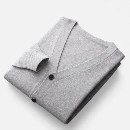 Da Uomo Cardigan Relax Scollo V Maglia Casual Moderna