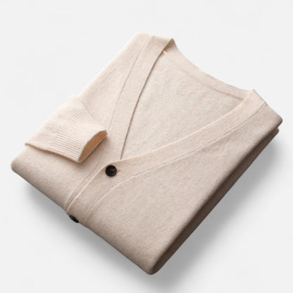 Da Uomo Cardigan Relax Scollo V Maglia Casual Moderna