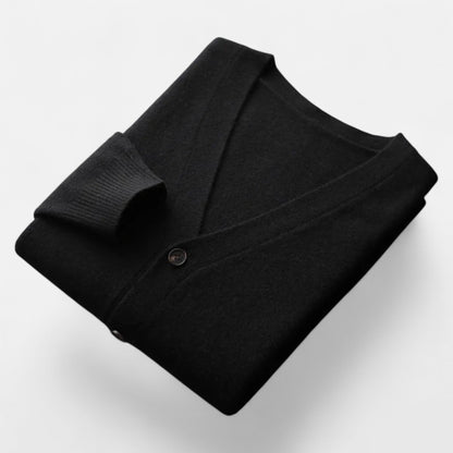 Da Uomo Cardigan Relax Scollo V Maglia Casual Moderna