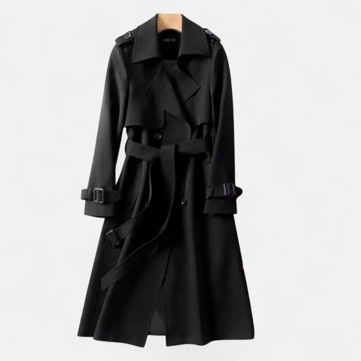 Da Donna Trench Midi Cintura Sartoriale Eleganza Casual Moderna