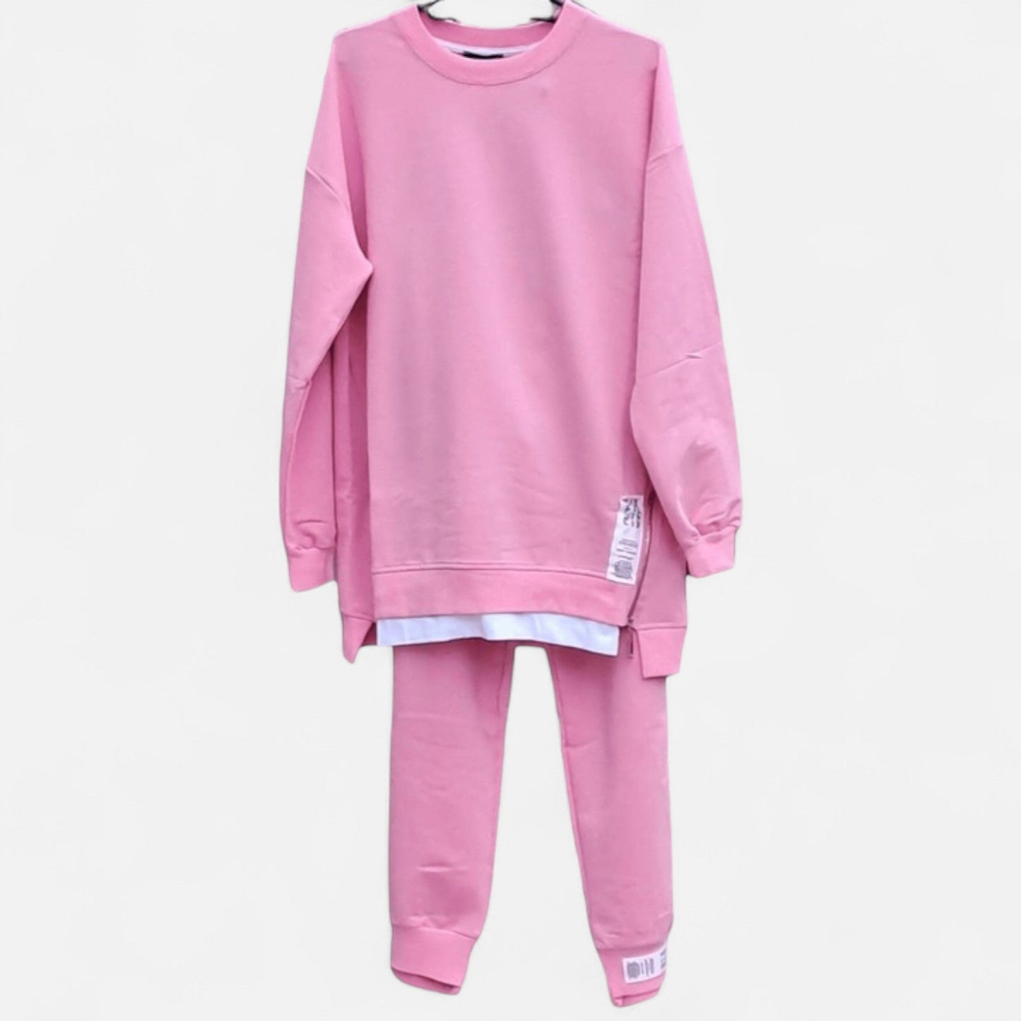 Da Donna Tuta Relax Felpa Spacchi Casual Moderna
