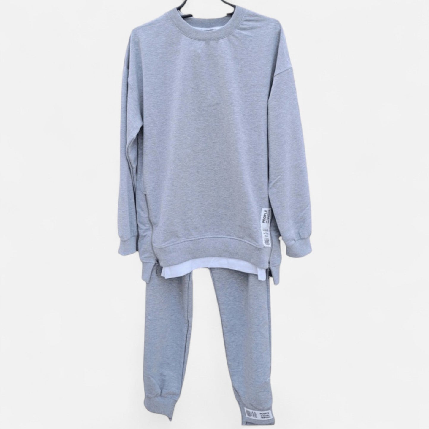 Da Donna Tuta Relax Felpa Spacchi Casual Moderna