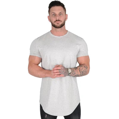 Da Uomo T-Shirt Athletic Extended Fit Performance Essential
