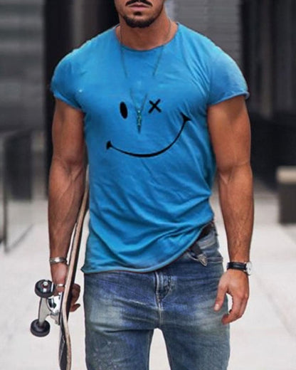 Da Uomo T-Shirt in Cotone Casual Stile Everyday Moderno