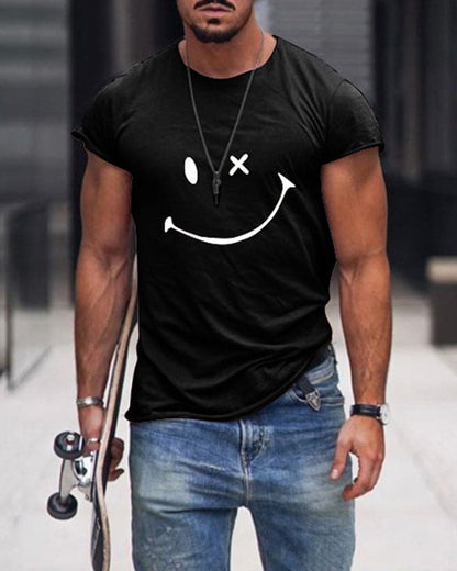 Da Uomo T-Shirt in Cotone Casual Stile Everyday Moderno