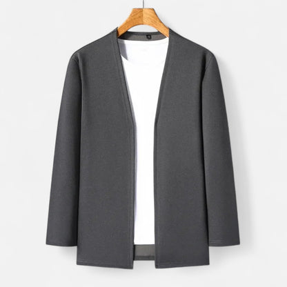 Da Uomo Cardigan Aperto Minimal Relax Fit Casual Moderno