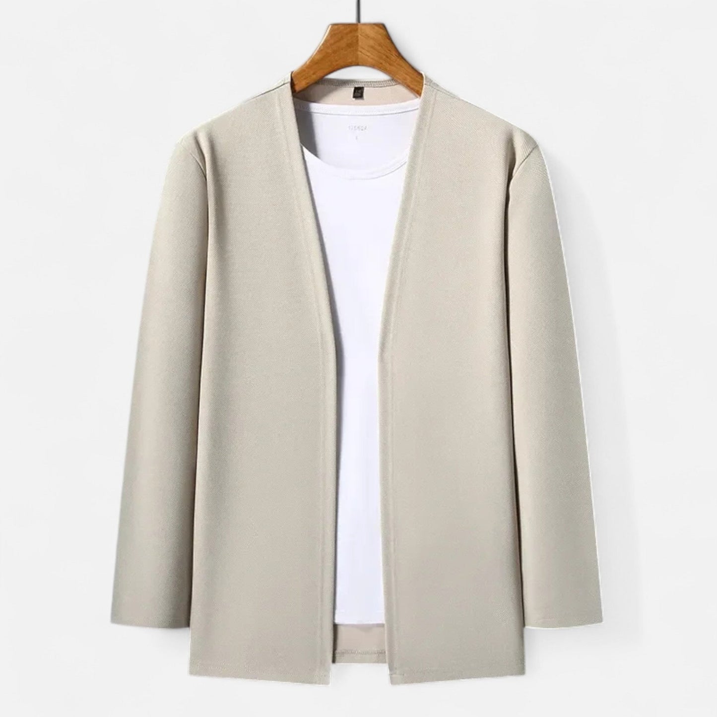 Da Uomo Cardigan Aperto Minimal Relax Fit Casual Moderno
