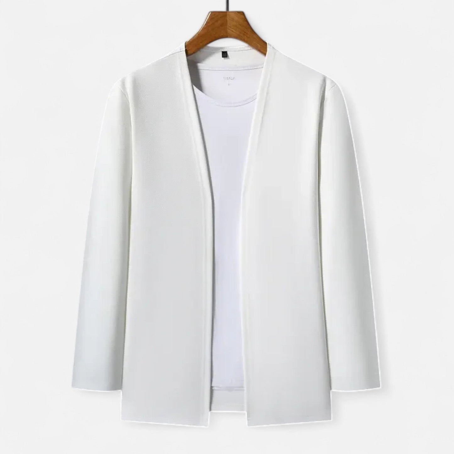 Da Uomo Cardigan Aperto Stile Minimal Eleganza Casual Moderna