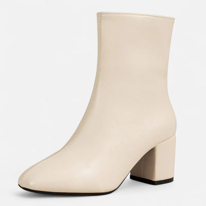 Da Donna Stivaletti Pelle Tacco Largo Eleganza Moderna