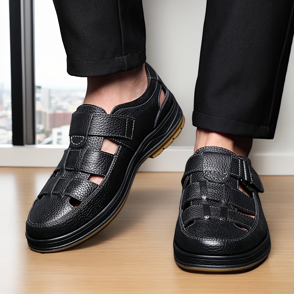 Da Uomo Sandali Pelle Comfort Traforati Casual Moderni