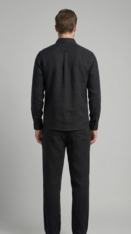 Da Uomo Completo in Lino Relax Smart Casual Moderno